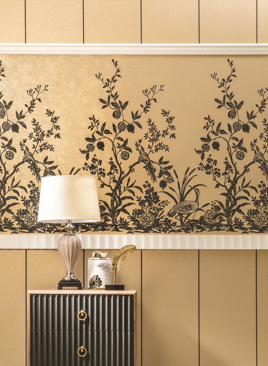 Обои Loymina Equator Paradise Garden QTR1 004/1 10,05×1 фото в интерьере